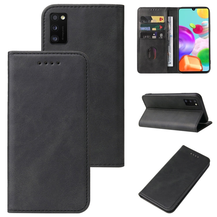For Samsung Galaxy A41 EU Version Magnetic Closure Leather Phone Case