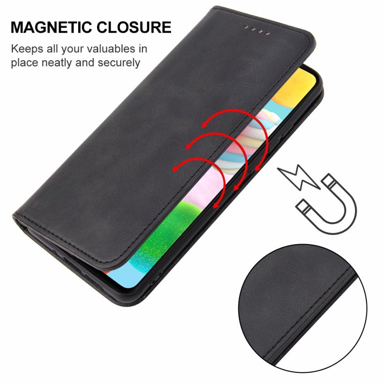 For Samsung Galaxy A41 EU Version Magnetic Closure Leather Phone Case