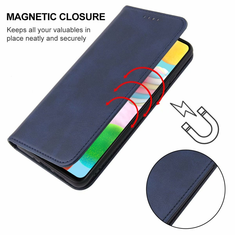 For Samsung Galaxy A41 EU Version Magnetic Closure Leather Phone Case