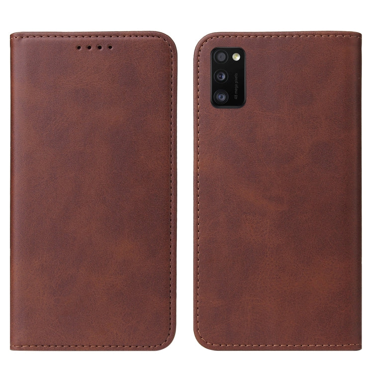 For Samsung Galaxy A41 EU Version Magnetic Closure Leather Phone Case