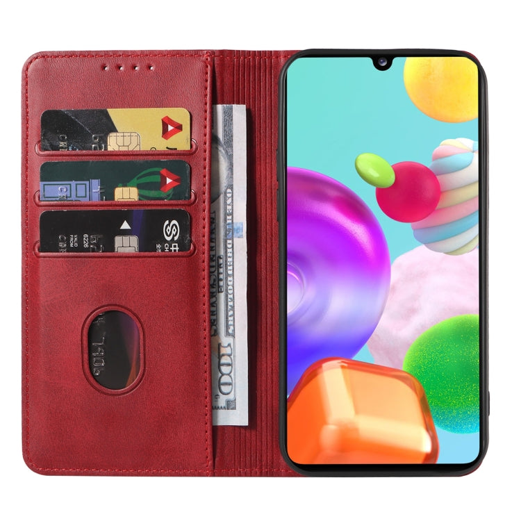 For Samsung Galaxy A41 EU Version Magnetic Closure Leather Phone Case