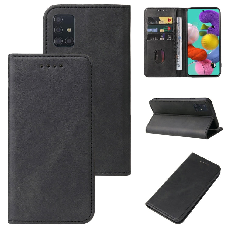 For Samsung Galaxy A51 4G / M40s Magnetic Closure Leather Phone Case