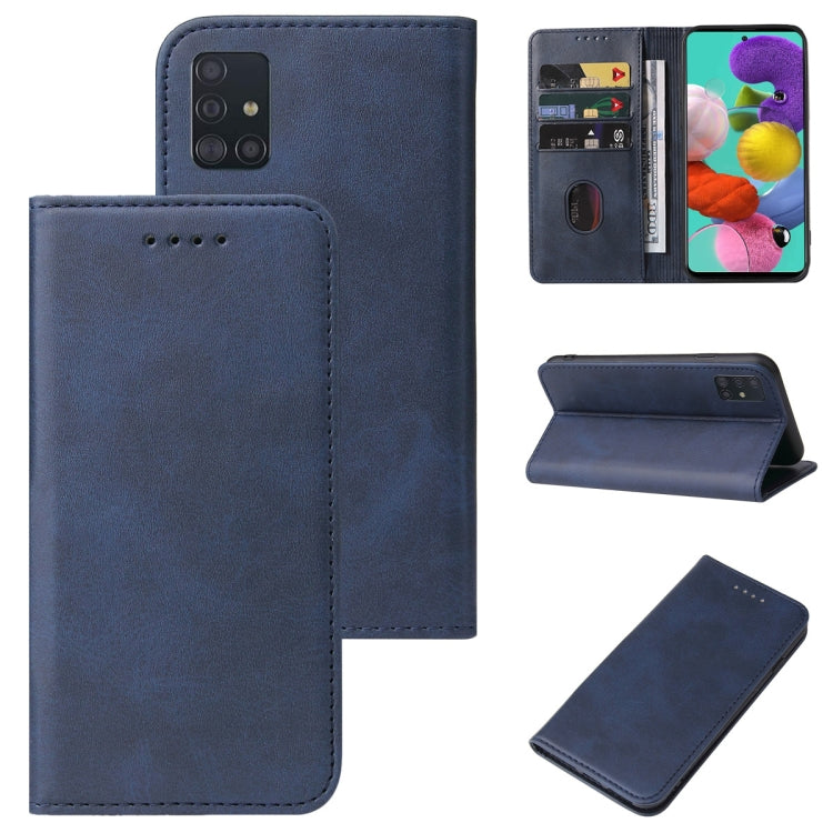 For Samsung Galaxy A51 4G / M40s Magnetic Closure Leather Phone Case