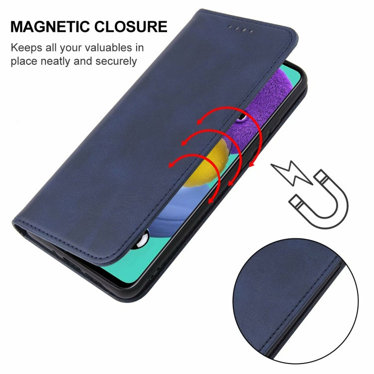 For Samsung Galaxy A51 4G / M40s Magnetic Closure Leather Phone Case