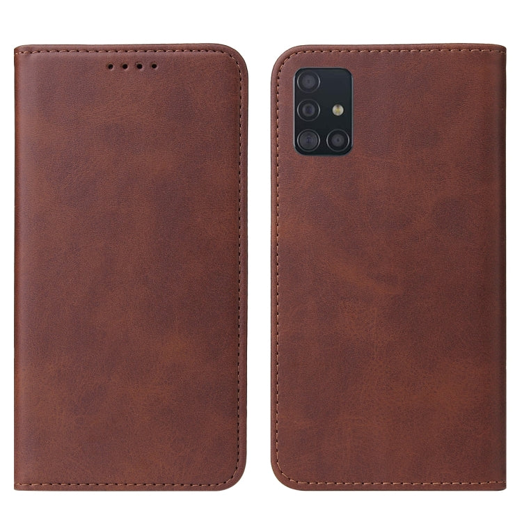 For Samsung Galaxy A51 4G / M40s Magnetic Closure Leather Phone Case