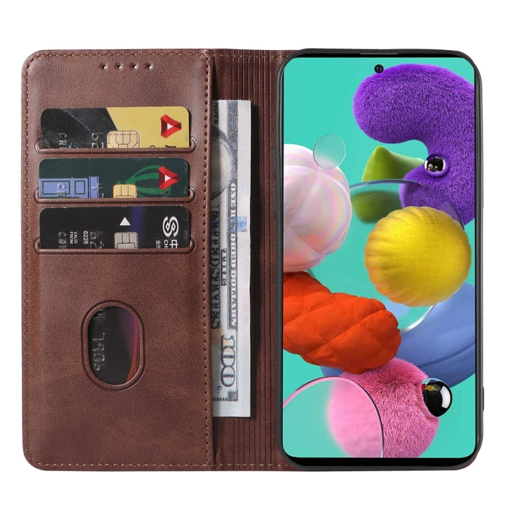 For Samsung Galaxy A51 4G / M40s Magnetic Closure Leather Phone Case