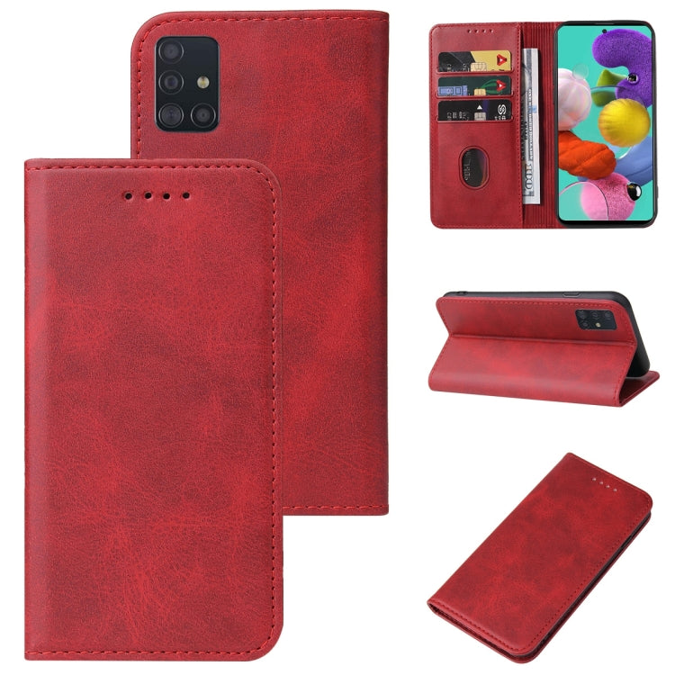 For Samsung Galaxy A51 4G / M40s Magnetic Closure Leather Phone Case