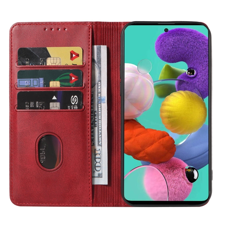 For Samsung Galaxy A51 4G / M40s Magnetic Closure Leather Phone Case