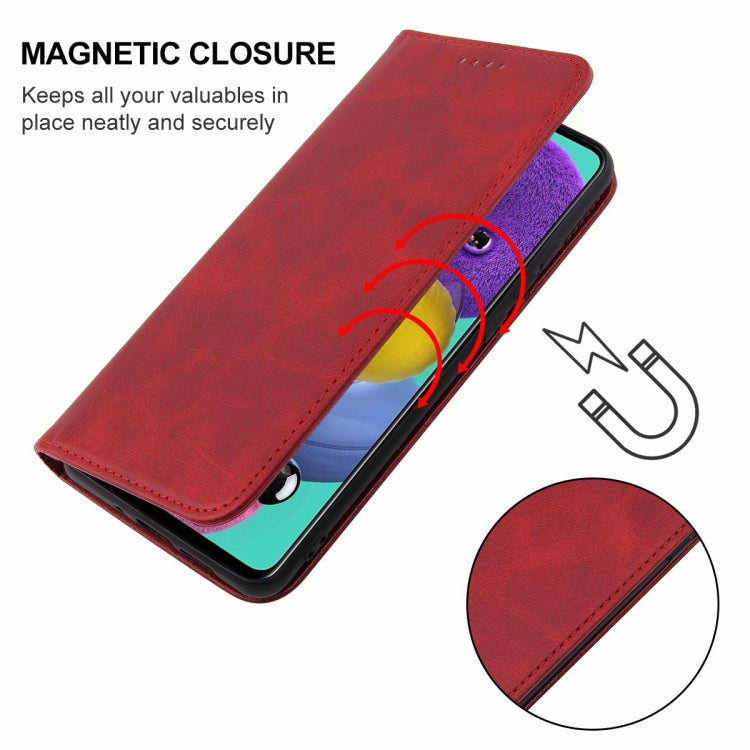 For Samsung Galaxy A51 4G / M40s Magnetic Closure Leather Phone Case