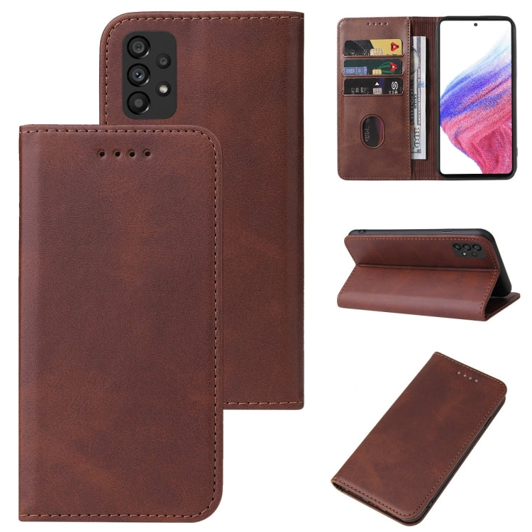 For Samsung Galaxy A53 5G Magnetic Closure Leather Phone Case