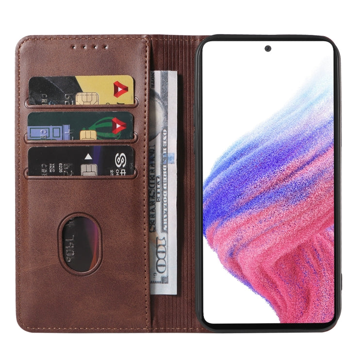 For Samsung Galaxy A53 5G Magnetic Closure Leather Phone Case