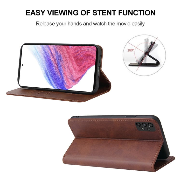 For Samsung Galaxy A53 5G Magnetic Closure Leather Phone Case