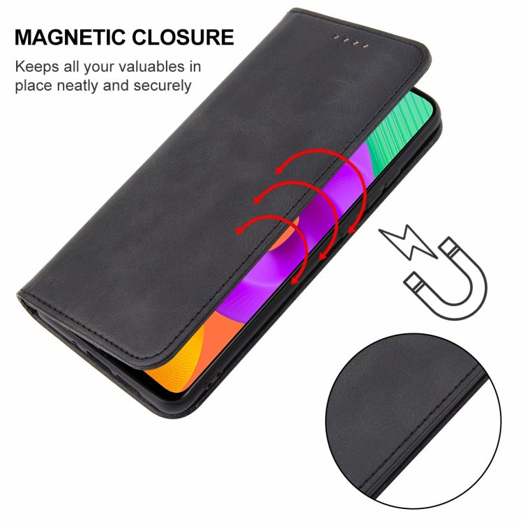 For Samsung Galaxy M22 / A22 4G Magnetic Closure Leather Phone Case