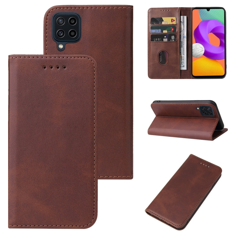 For Samsung Galaxy M22 / A22 4G Magnetic Closure Leather Phone Case