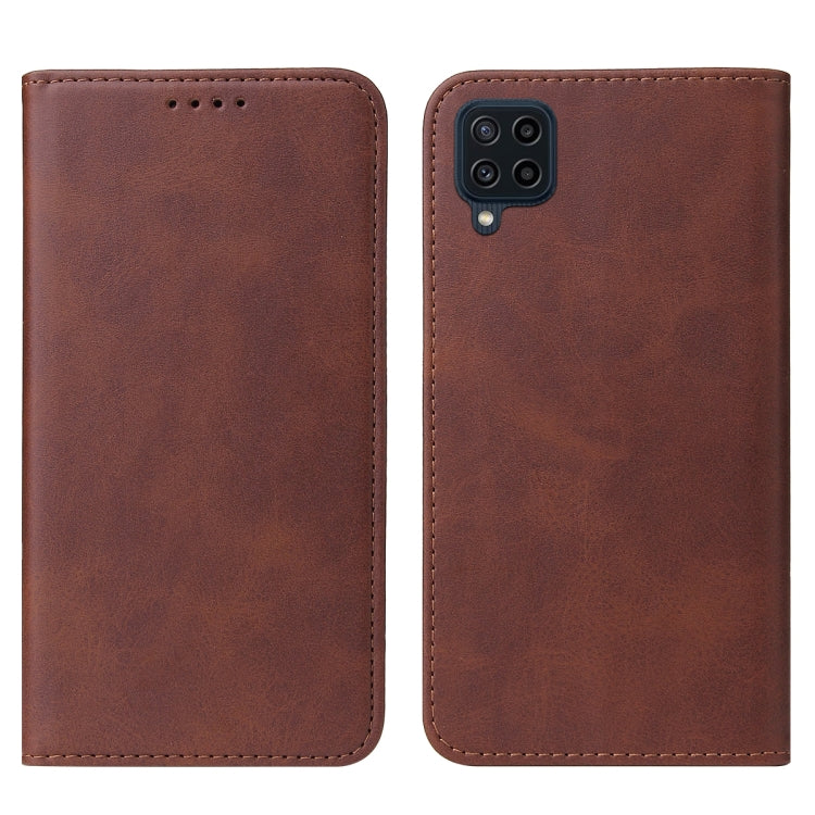 For Samsung Galaxy M22 / A22 4G Magnetic Closure Leather Phone Case