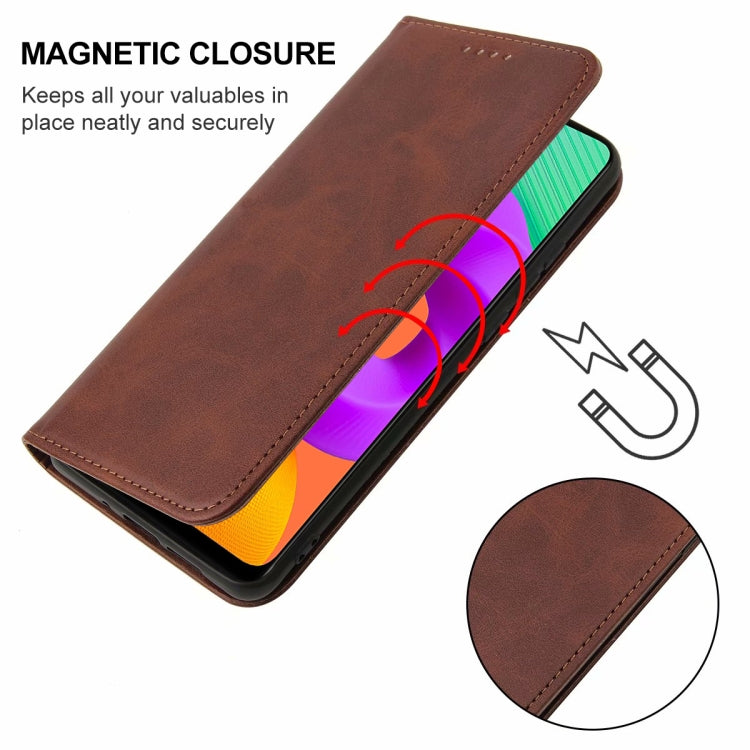 For Samsung Galaxy M22 / A22 4G Magnetic Closure Leather Phone Case