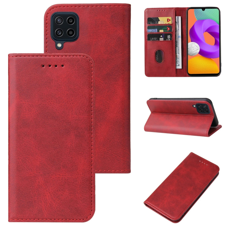 For Samsung Galaxy M22 / A22 4G Magnetic Closure Leather Phone Case