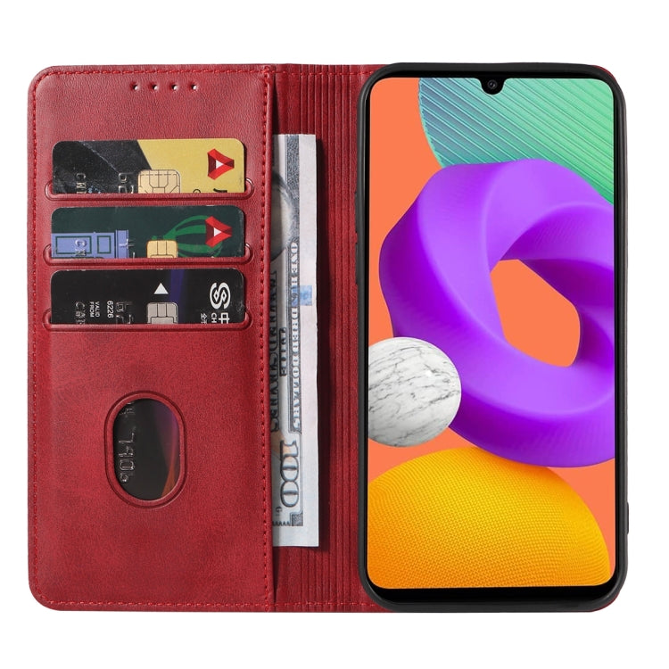 For Samsung Galaxy M22 / A22 4G Magnetic Closure Leather Phone Case