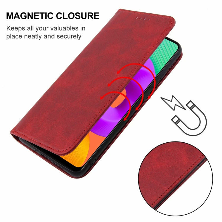 For Samsung Galaxy M22 / A22 4G Magnetic Closure Leather Phone Case