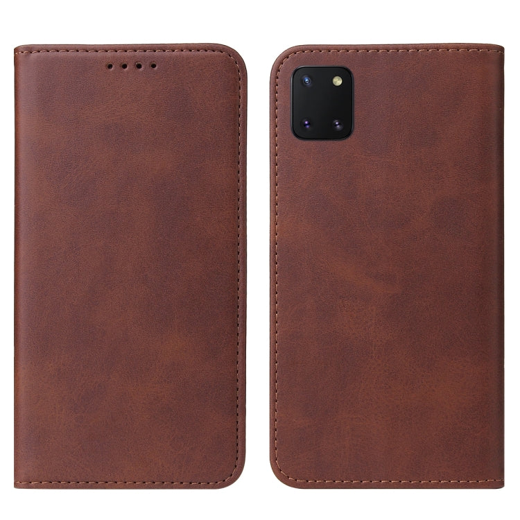 For Samsung Galaxy Note10 Lite / A81 Magnetic Closure Leather Phone Case