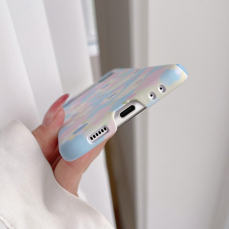 For Samsung Galaxy Z Flip4 Flowers Pattern Folded Phone Case