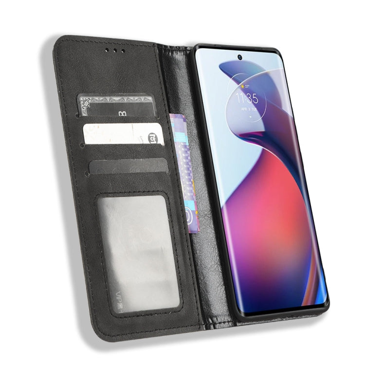 For Motorola Moto S30 Pro 5G Magnetic Buckle Retro Texture Leather Phone Case