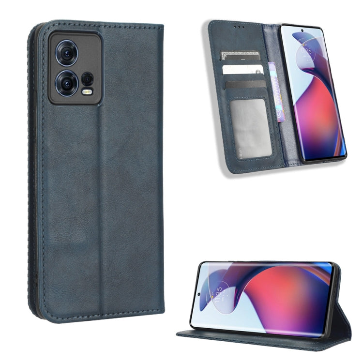 For Motorola Moto S30 Pro 5G Magnetic Buckle Retro Texture Leather Phone Case