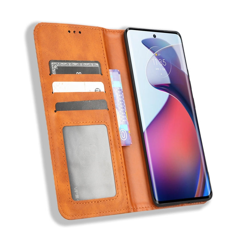 For Motorola Moto S30 Pro 5G Magnetic Buckle Retro Texture Leather Phone Case