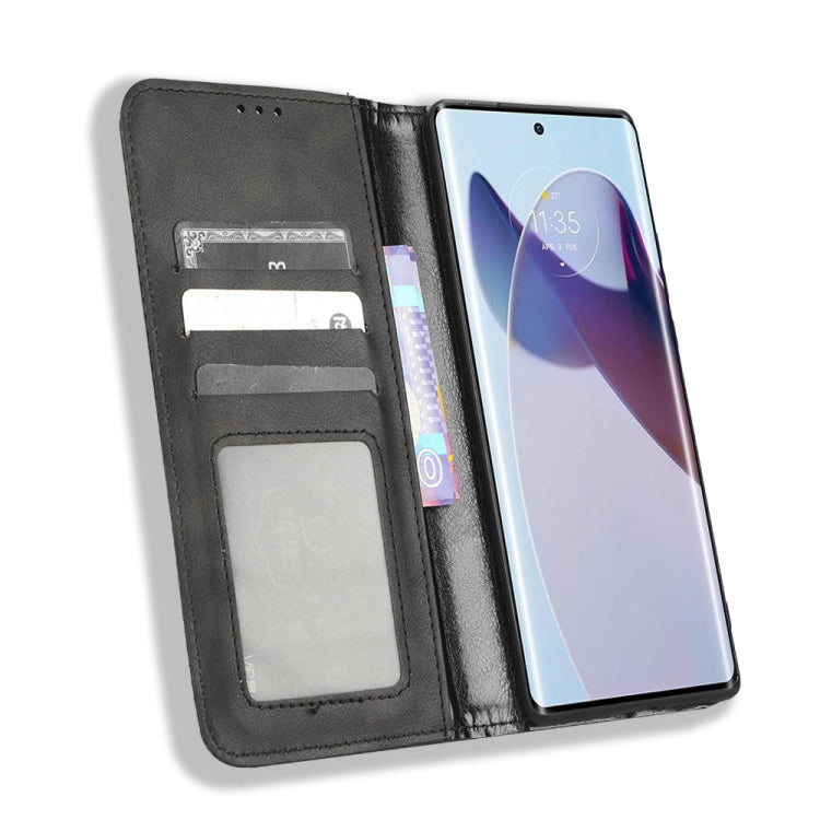 For Motorola Moto X30 Pro 5G / Edge 30 Ultra Magnetic Buckle Retro Texture Leather Phone Case