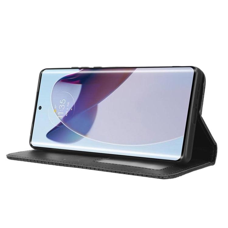 For Motorola Moto X30 Pro 5G / Edge 30 Ultra Magnetic Buckle Retro Texture Leather Phone Case