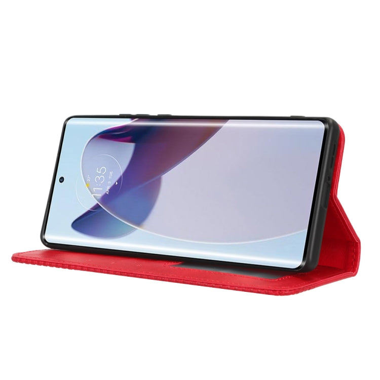 For Motorola Moto X30 Pro 5G / Edge 30 Ultra Magnetic Buckle Retro Texture Leather Phone Case