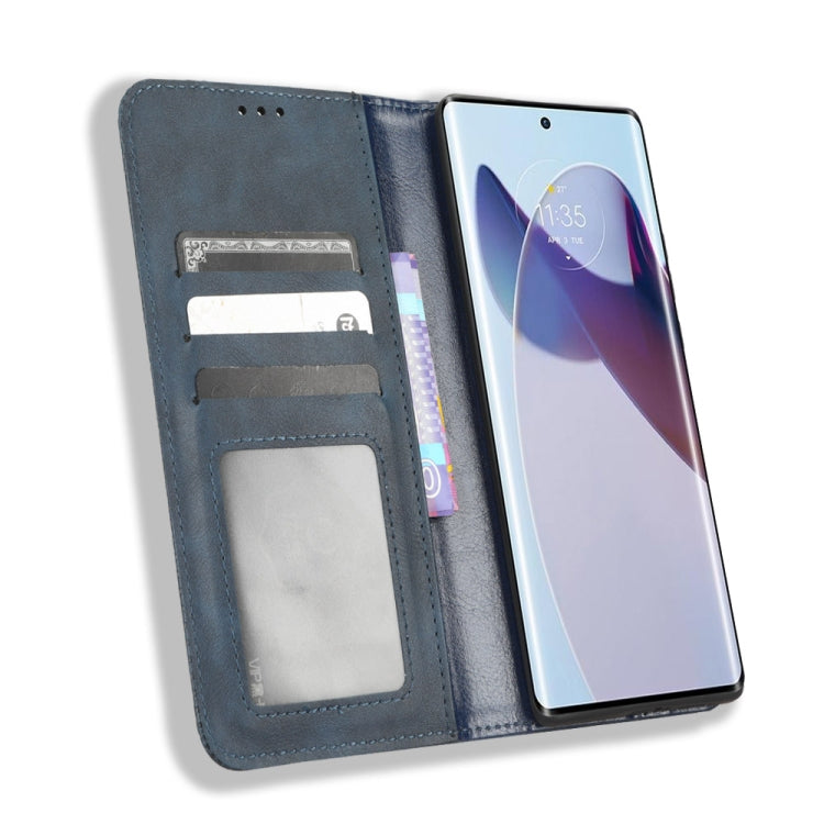 For Motorola Moto X30 Pro 5G / Edge 30 Ultra Magnetic Buckle Retro Texture Leather Phone Case