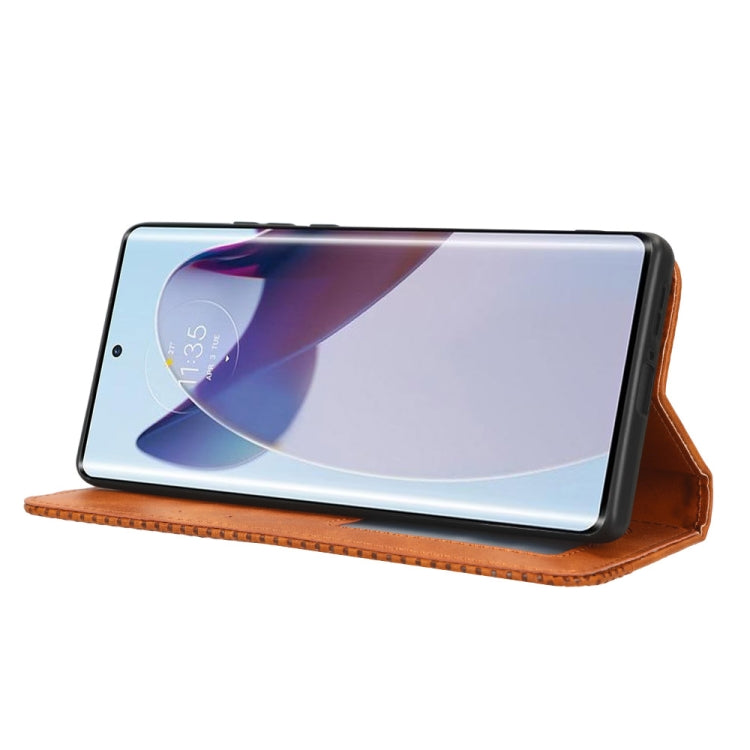 For Motorola Moto X30 Pro 5G / Edge 30 Ultra Magnetic Buckle Retro Texture Leather Phone Case