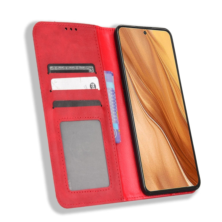 For Realme GT2 Explorer Master Magnetic Buckle Retro Texture Leather Phone Case