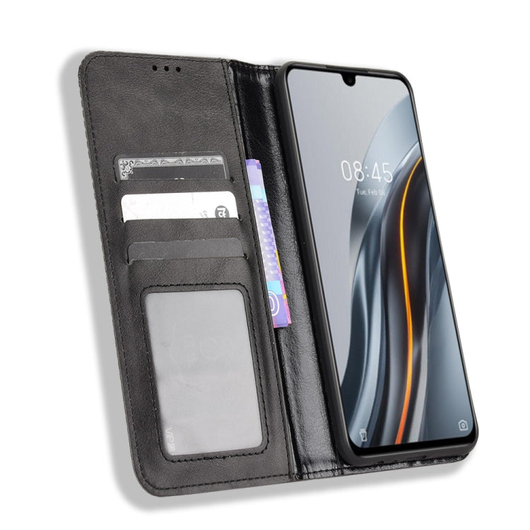For Infinix Note 12 G96 Magnetic Buckle Retro Texture Leather Phone Case