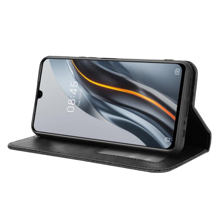 For Infinix Note 12 G96 Magnetic Buckle Retro Texture Leather Phone Case
