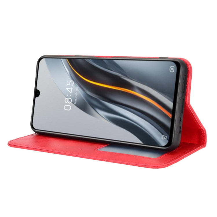 For Infinix Note 12 G96 Magnetic Buckle Retro Texture Leather Phone Case