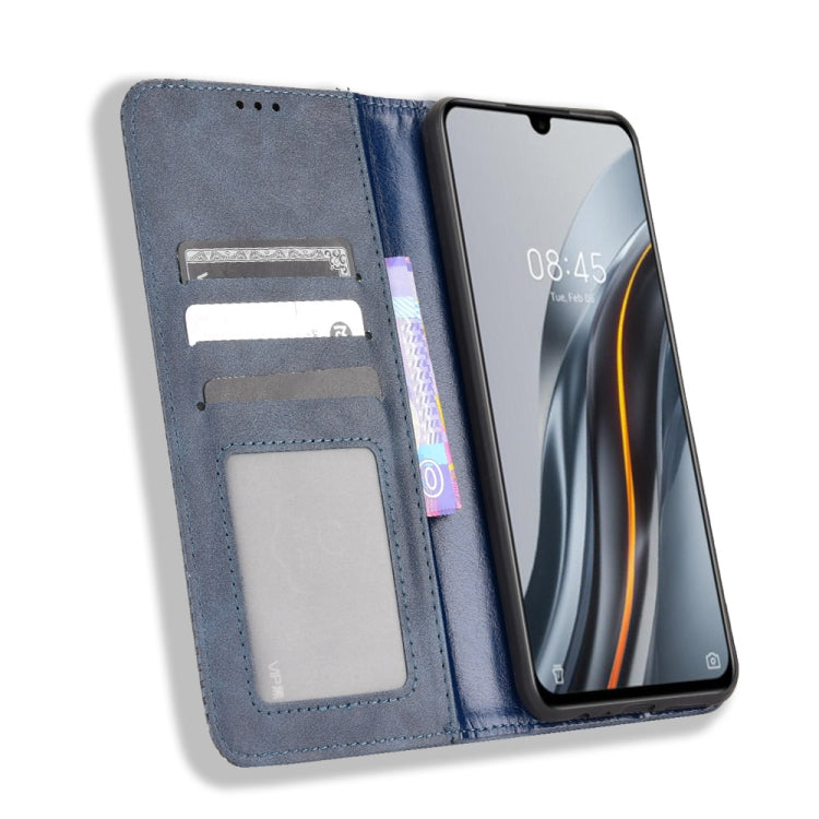 For Infinix Note 12 G96 Magnetic Buckle Retro Texture Leather Phone Case