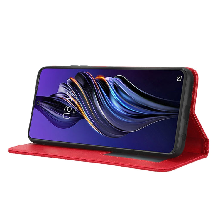 For Tecno Pova3 Magnetic Buckle Retro Texture Leather Phone Case