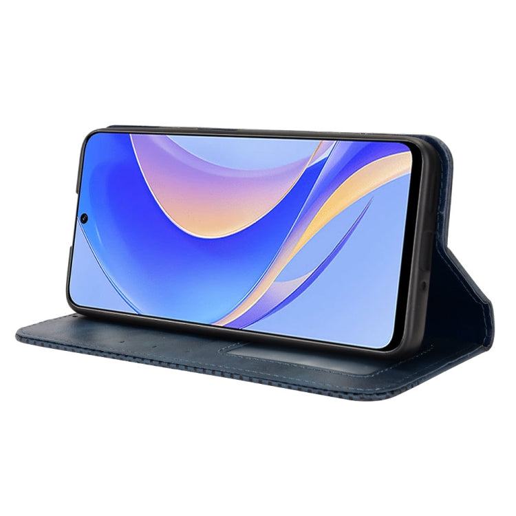 For Huawei nova Y90 Magnetic Buckle Retro Texture Leather Phone Case