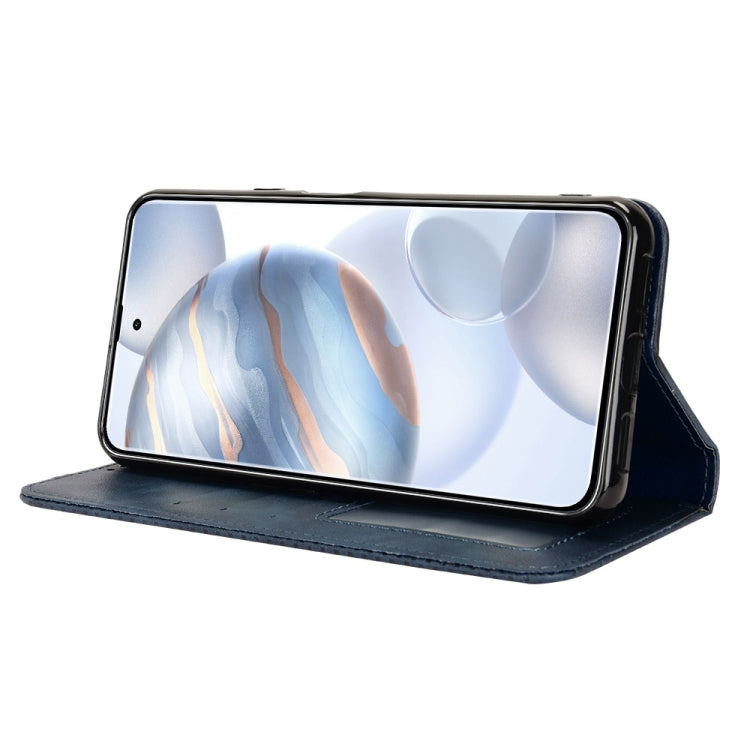 For Cubot X50 Magnetic Buckle Retro Texture Leather Phone Case