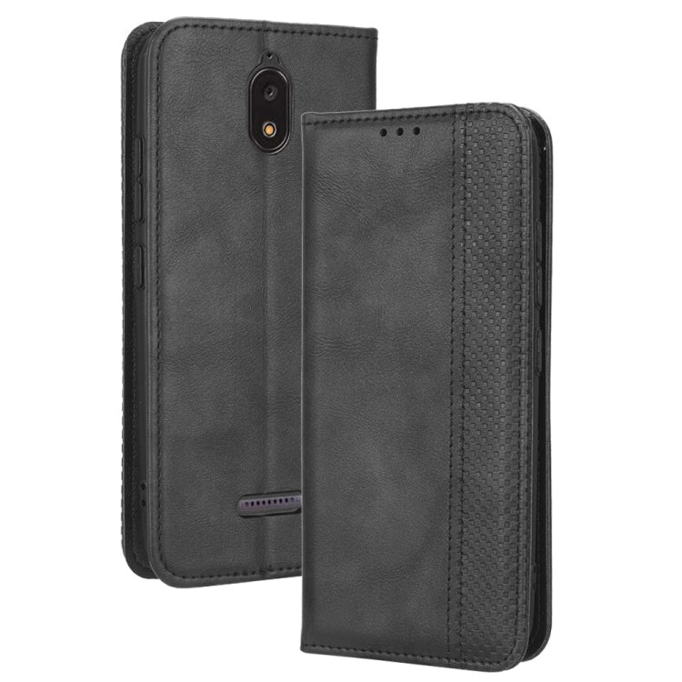 For HotPepper Serrano3 Magnetic Buckle Retro Texture Leather Phone Case