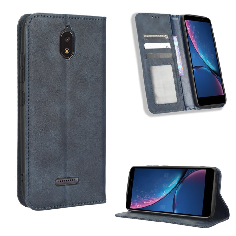For HotPepper Serrano3 Magnetic Buckle Retro Texture Leather Phone Case
