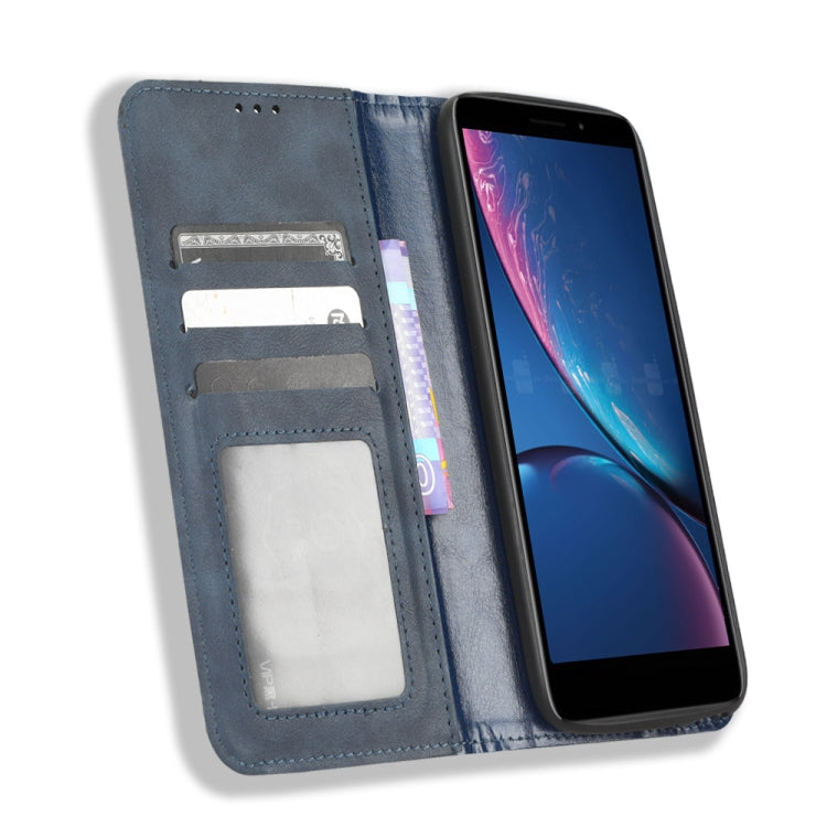 For HotPepper Serrano3 Magnetic Buckle Retro Texture Leather Phone Case