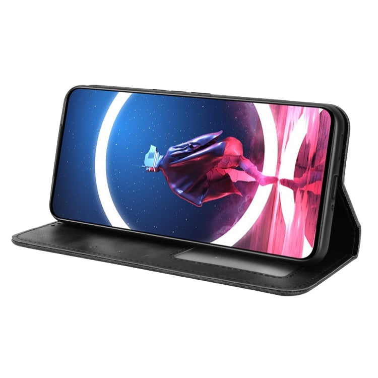 For ZTE Nubia Red Magic 7S Pro Magnetic Buckle Retro Texture Leather Phone Case