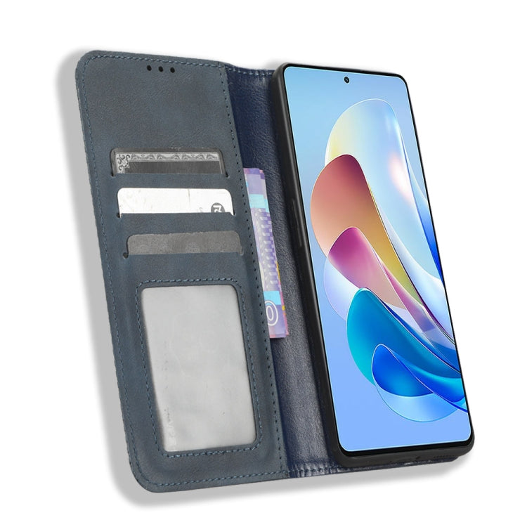 For ZTE Nubia Z40S Pro Magnetic Buckle Retro Texture Leather Phone Case