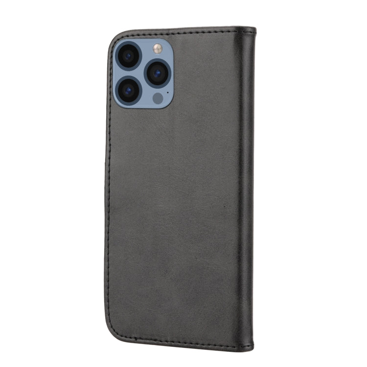 For iPhone 14 Pro Max Embossed Happy Cat Pattern Flip Leather Phone Case