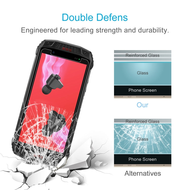 For Ulefone Power Armor 15 10pcs 0.26mm 9H 2.5D Tempered Glass Film