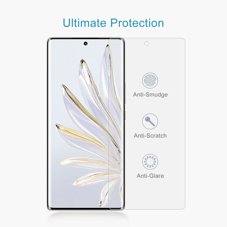 50 PCS 0.26mm 9H 2.5D Tempered Glass Film For Honor 70 SE