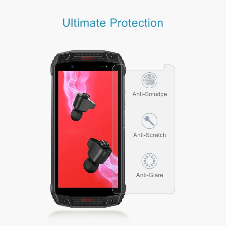 50 PCS 0.26mm 9H 2.5D Tempered Glass Film For Ulefone Power Armor 15